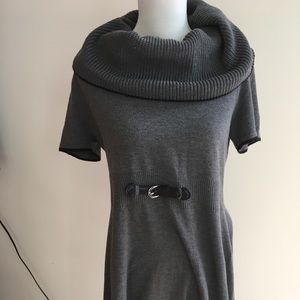 Eliza j large grey sweater dress